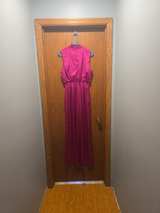 A New Day Sleeveless Smocked Neck Satin Jumpsuit - Image 4