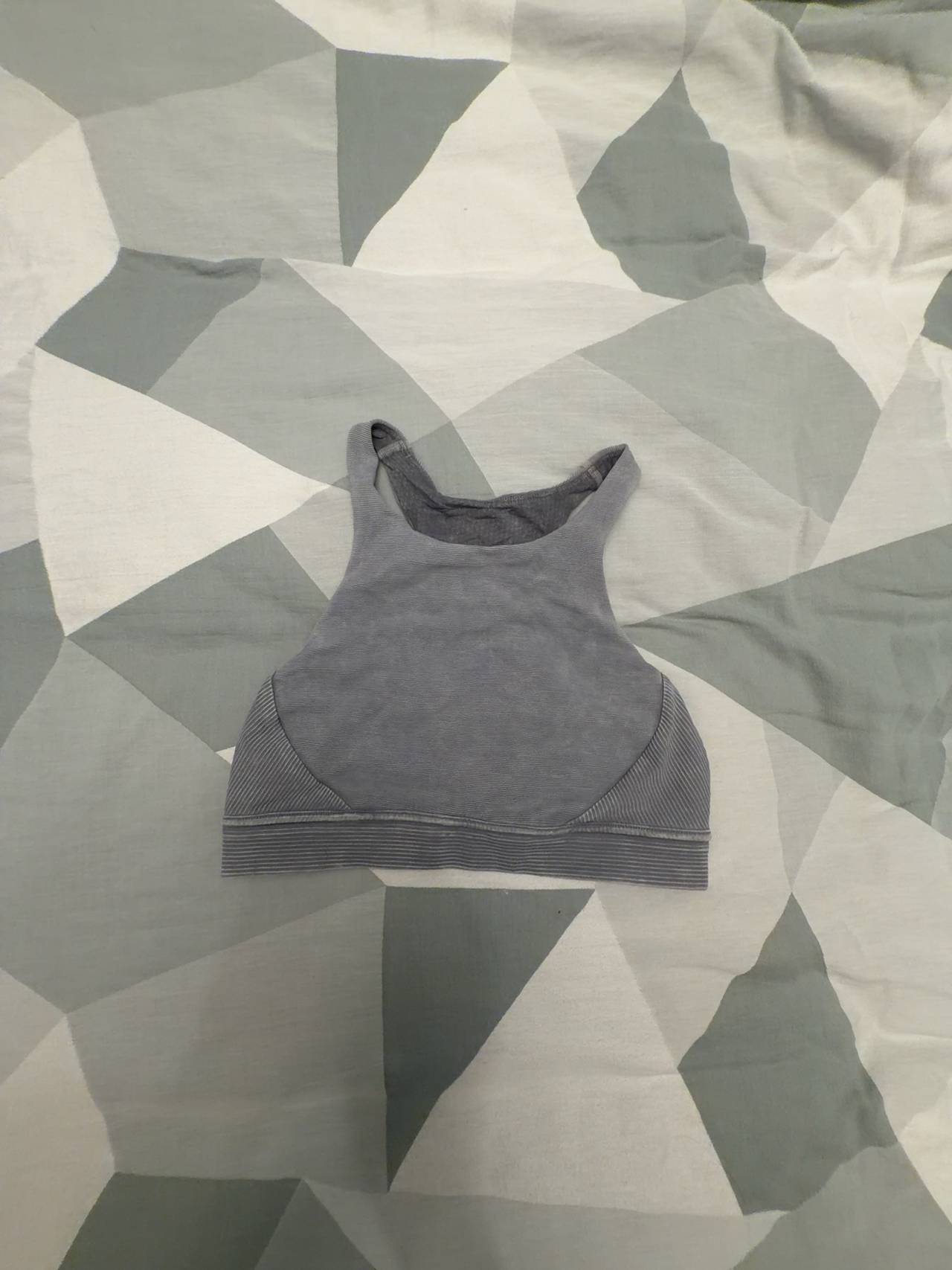 Lululemon Bob and Weave Sports Bra Washed Luna Gray