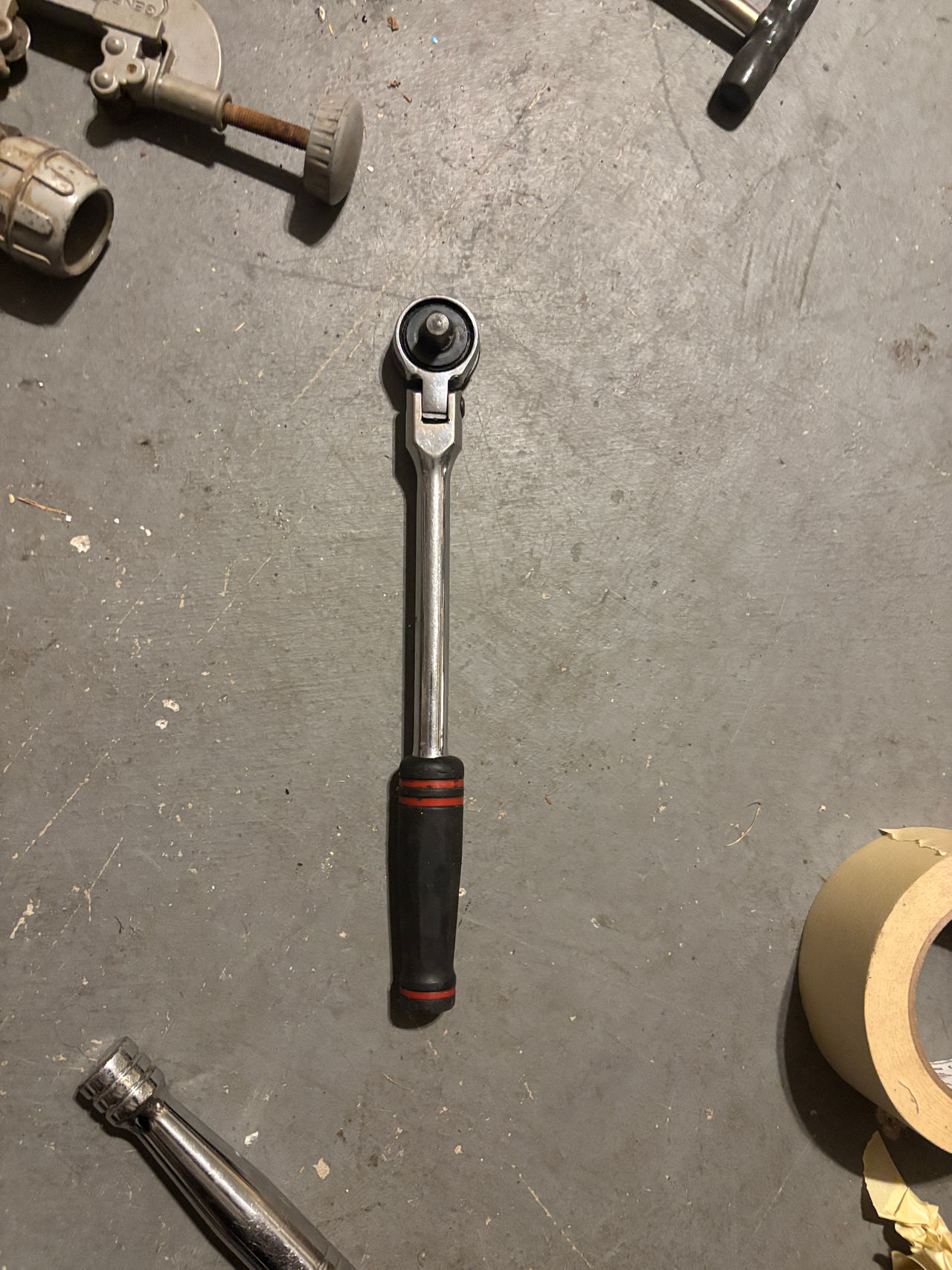 Craftsman 3/8-in Drive Flex Head Ratchet with Comfort Grip