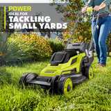 Ryobi 18V ONE+ 13 in. Cordless Battery Push Lawn Mower Kit with 4.0 Ah Battery and Charger - Image 8