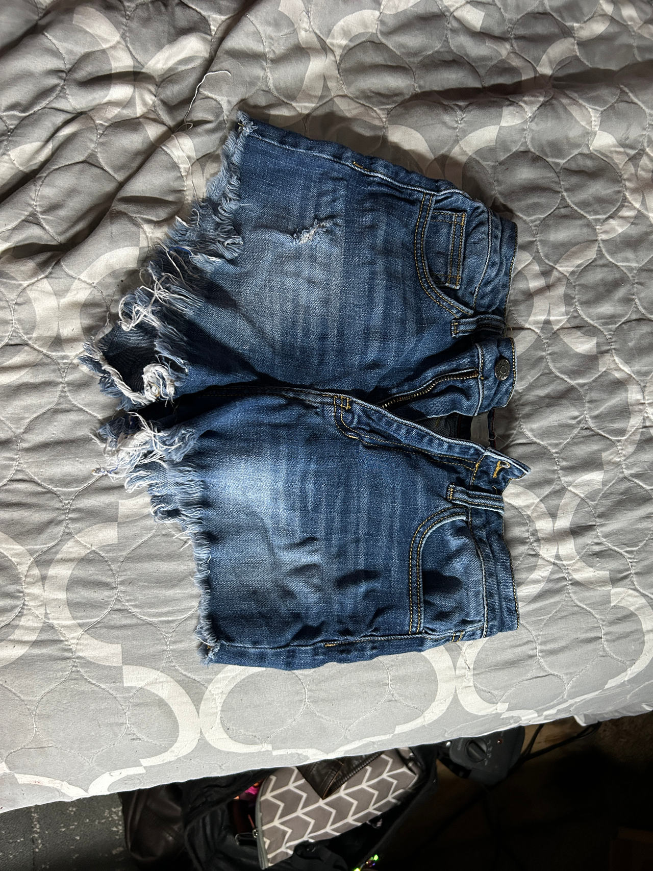 Cello High-Rise Midi Jean Shorts