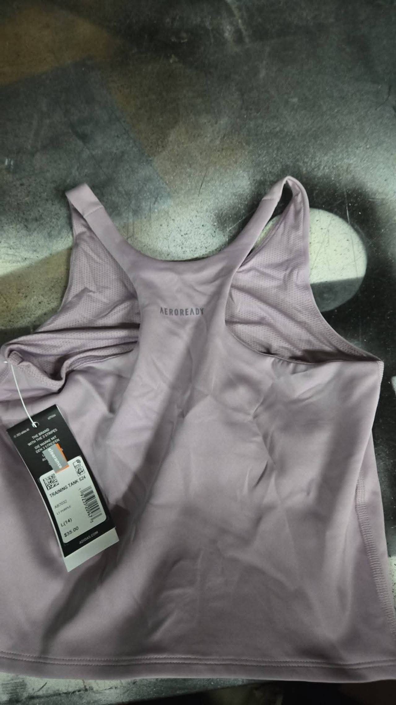 adidas Training Tank S24 Light Purple
