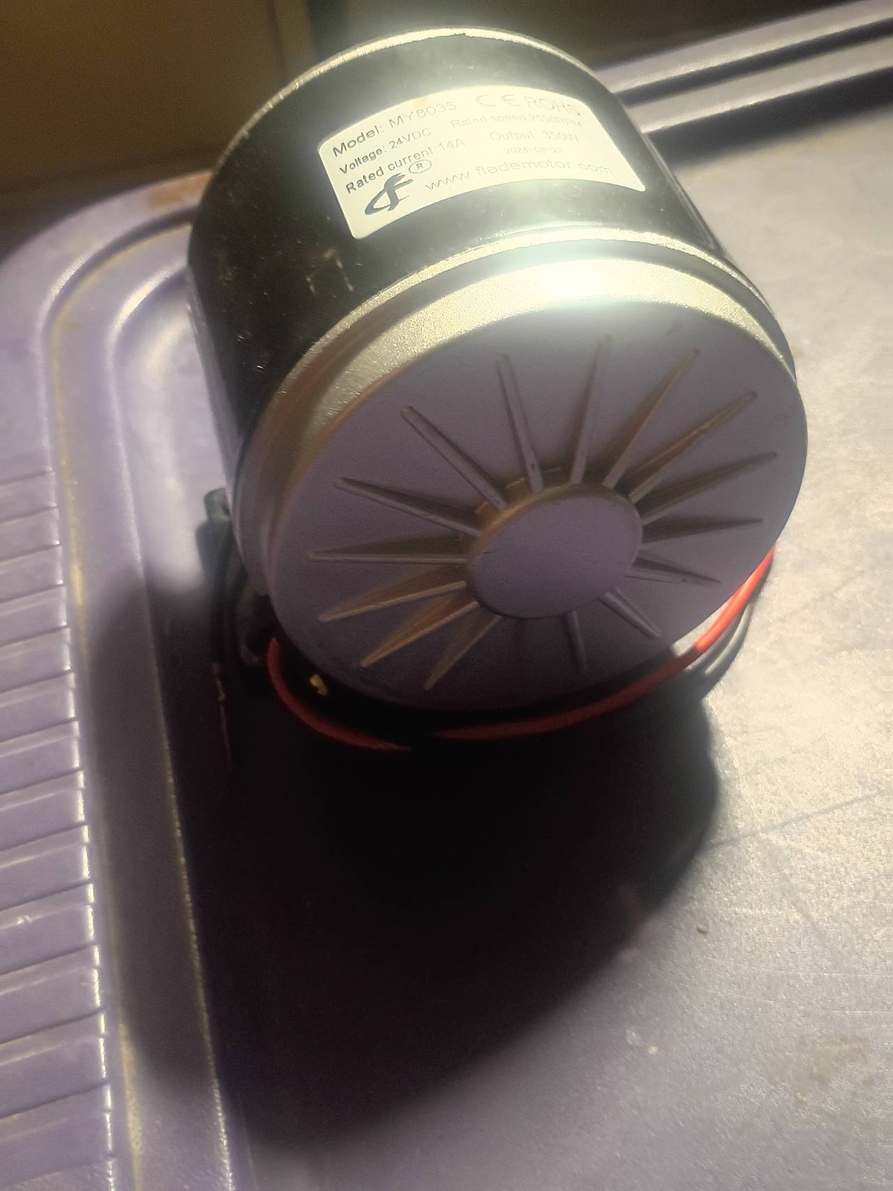 Flade Motor MY8035 24V 350W DC Motor