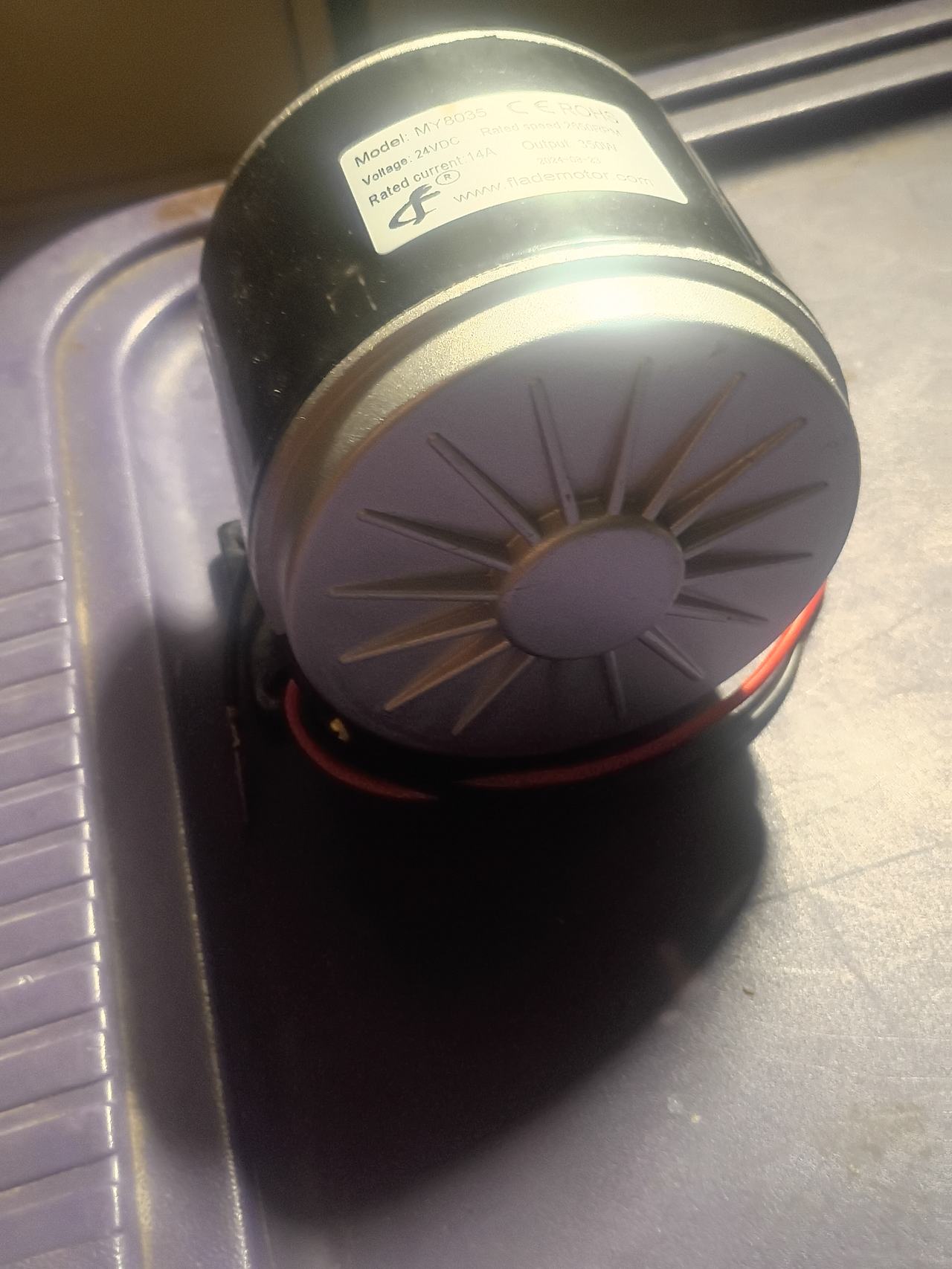 Flade Motor MY8035 24V 350W DC Motor