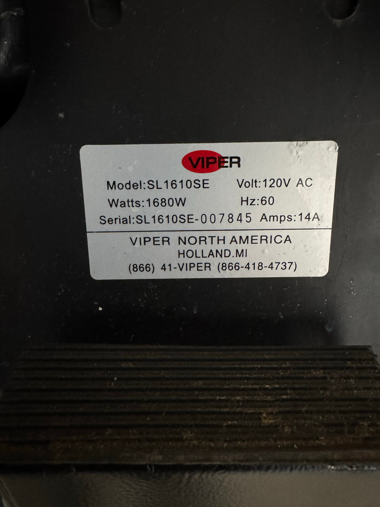 Viper SL1610SE Carpet Extractor
