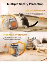 ELECTRICTIC 1500W Portable Ceramic Space Heater - Image 3
