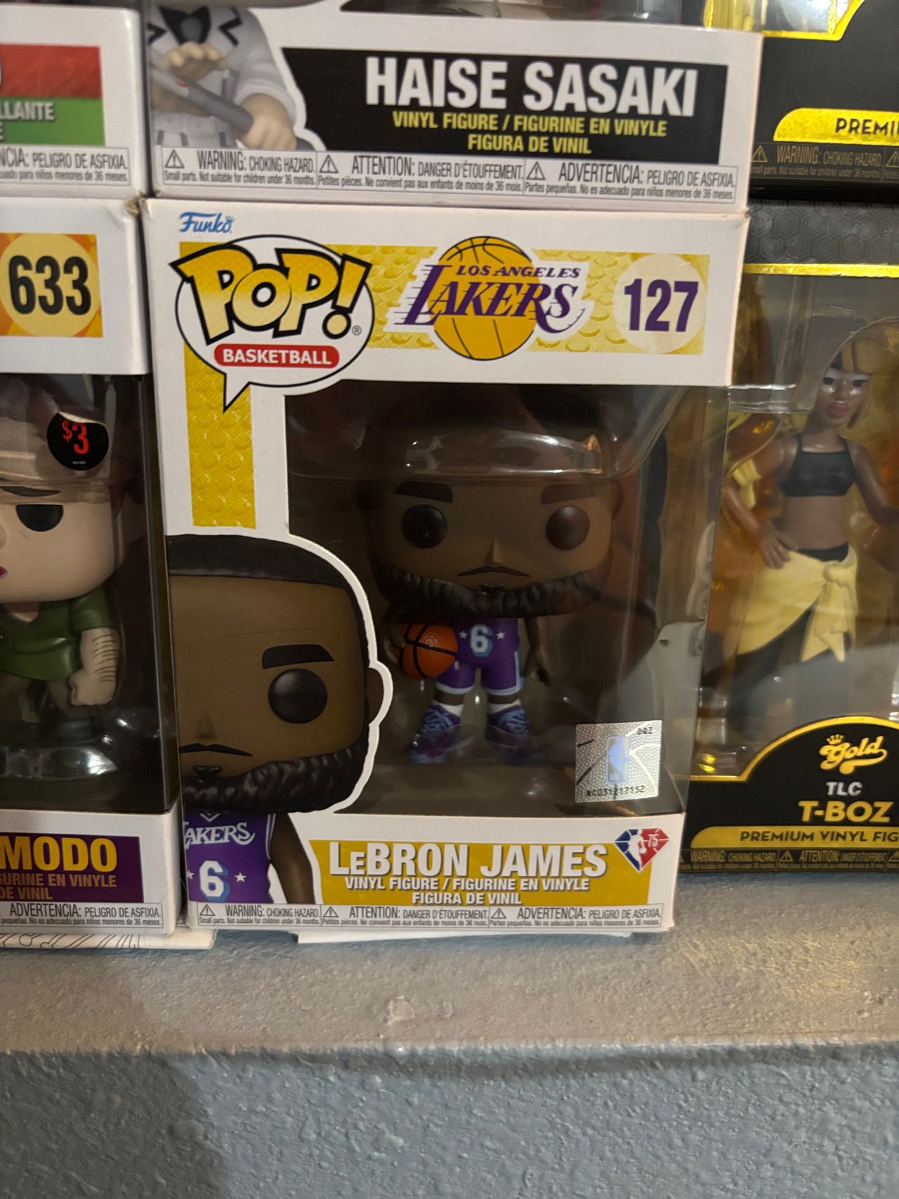 Funko Pop! Basketball: LeBron James (Los Angeles Lakers) #127