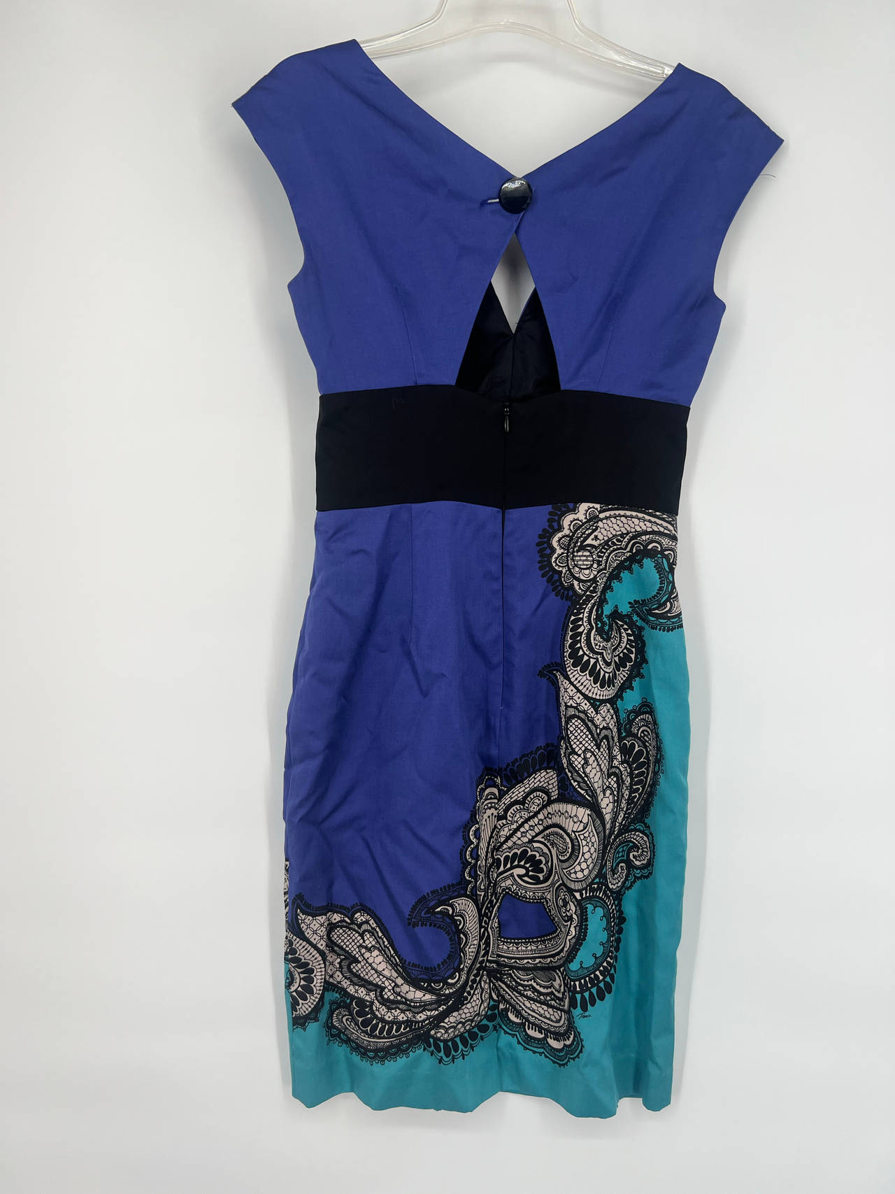 Trina Turk Colorblock Lace Sheath Dress