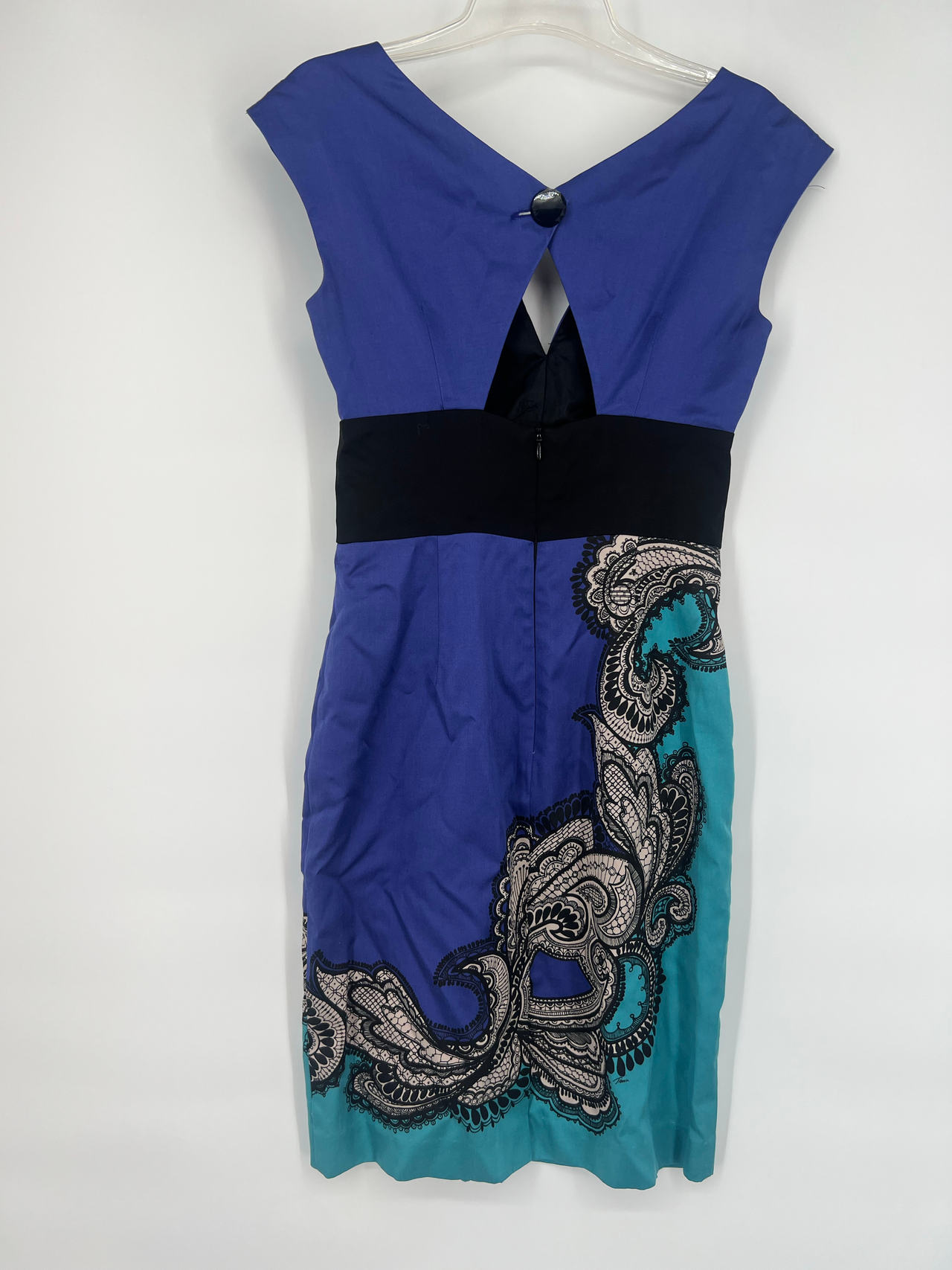 Trina Turk Colorblock Lace Sheath Dress