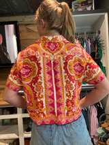 Women's Short Sleeve Button-Up Shirt - Image 2