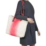 Chanel Deauville Pink and Cream Ombré Tote - Image 2