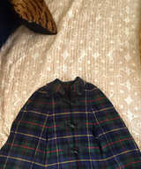 Vintage Plaid Toggle Cape Coat - Image 5