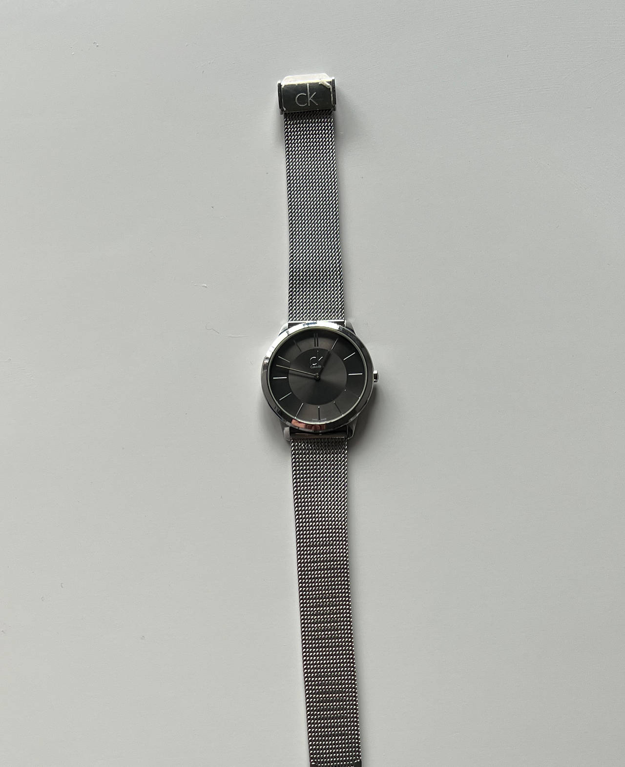 Calvin Klein Minimal Mesh Bracelet Watch