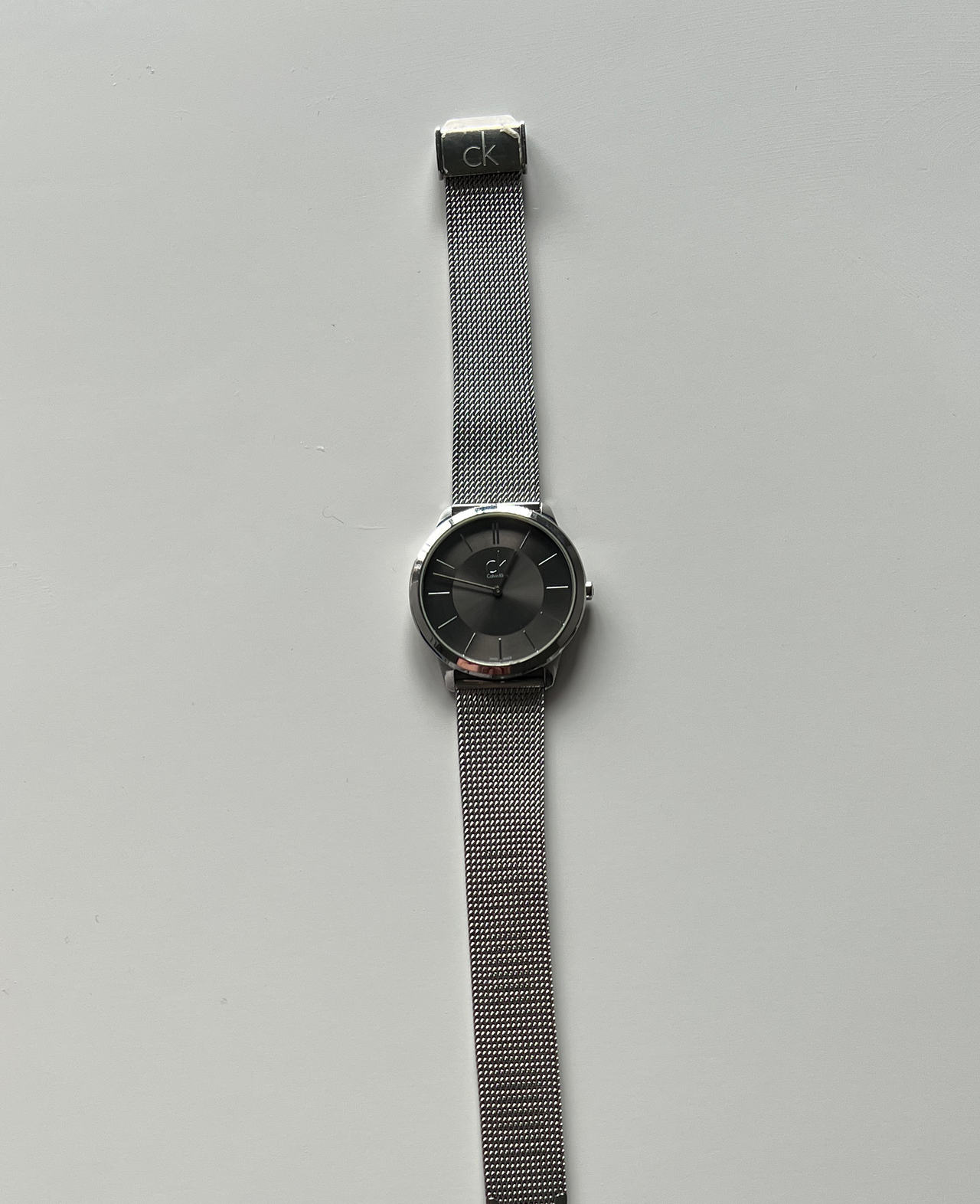 Calvin Klein Minimal Mesh Bracelet Watch