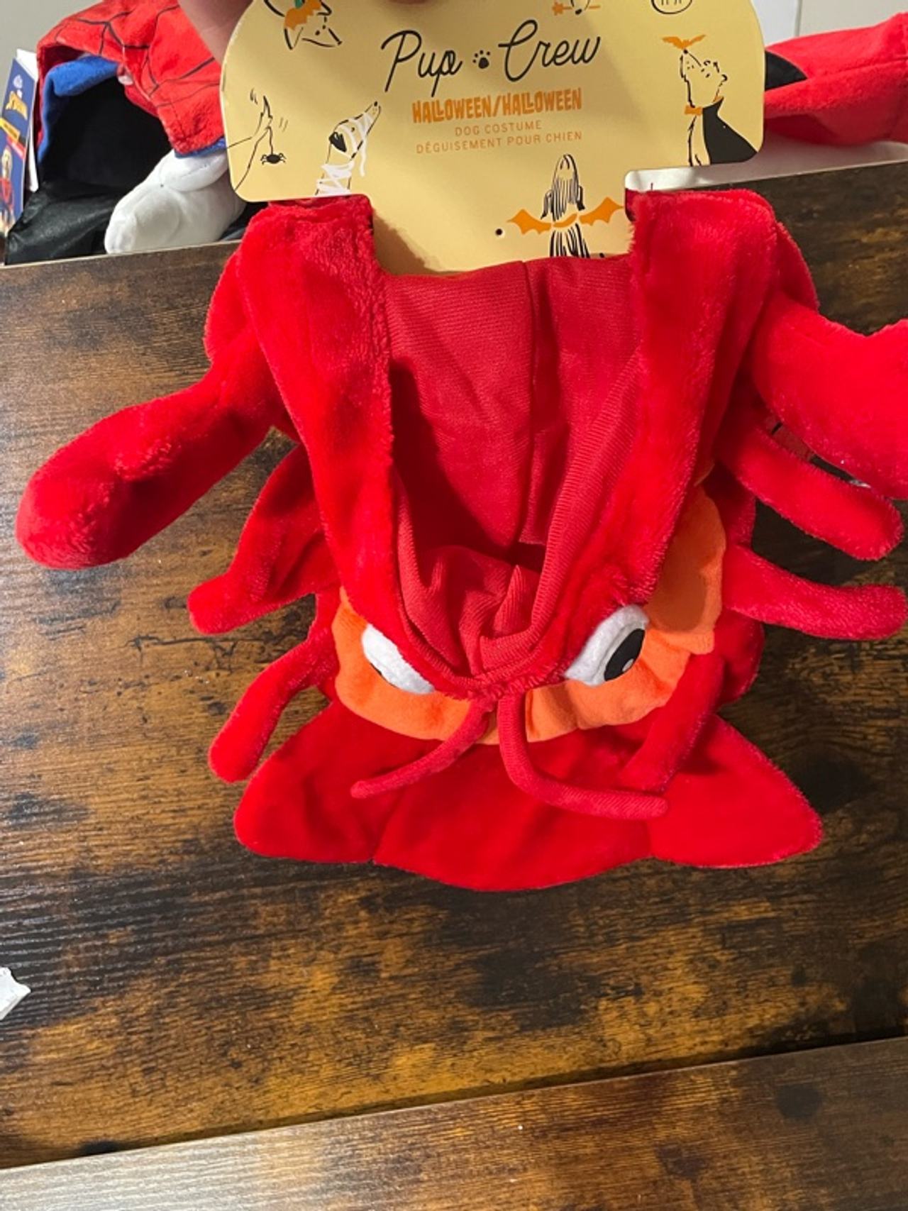 Hyde and Eek! Lobster Dog Costume Red Small