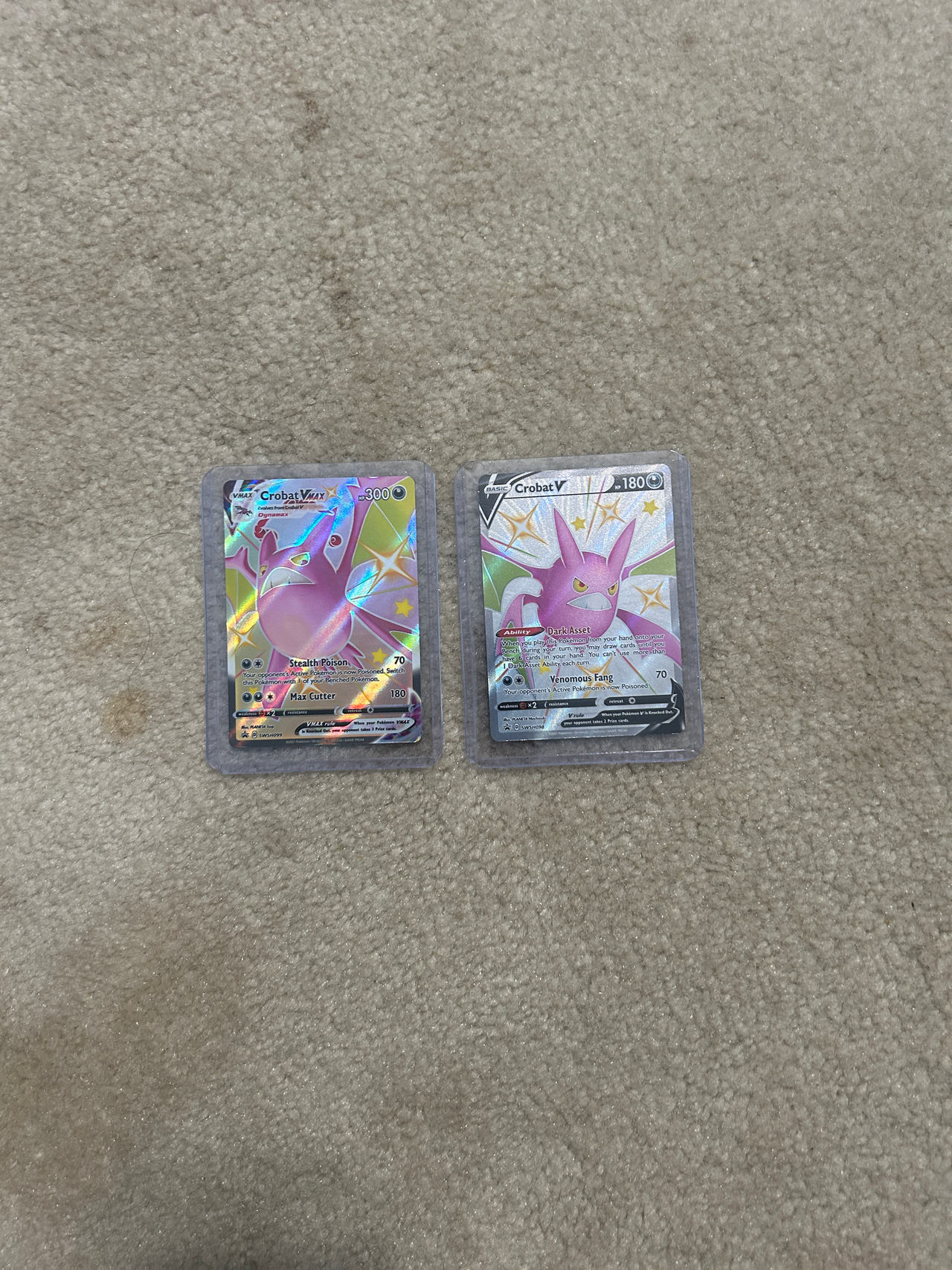 Crobat VMAX & Crobat V Pokémon Cards