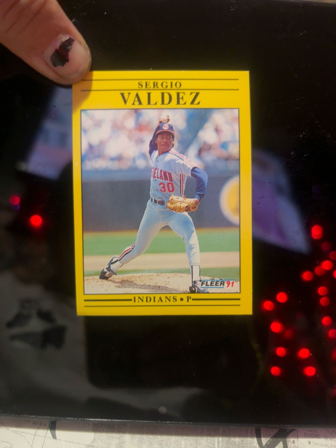 Fleer Sergio Valdez 1991 #380 Baseball Card