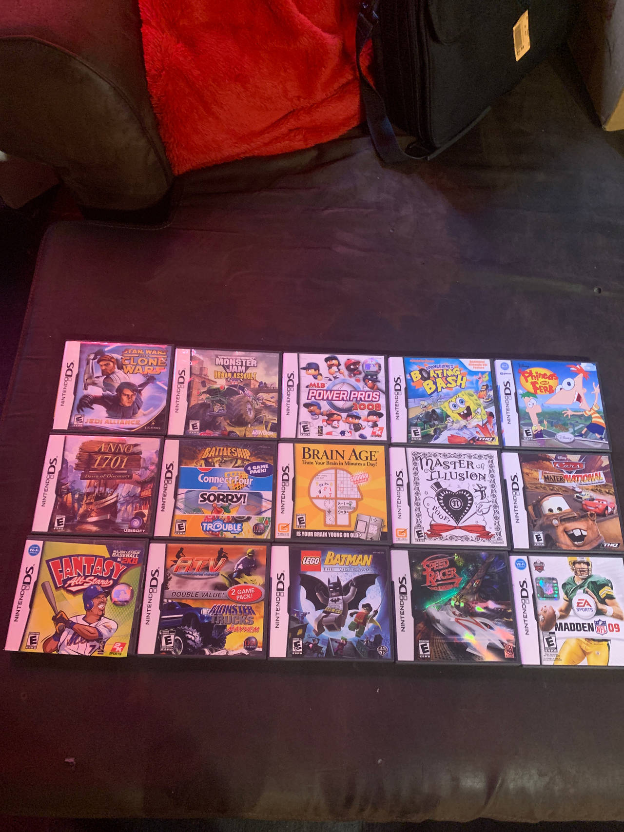 Nintendo DS Game Lot (15 Games)