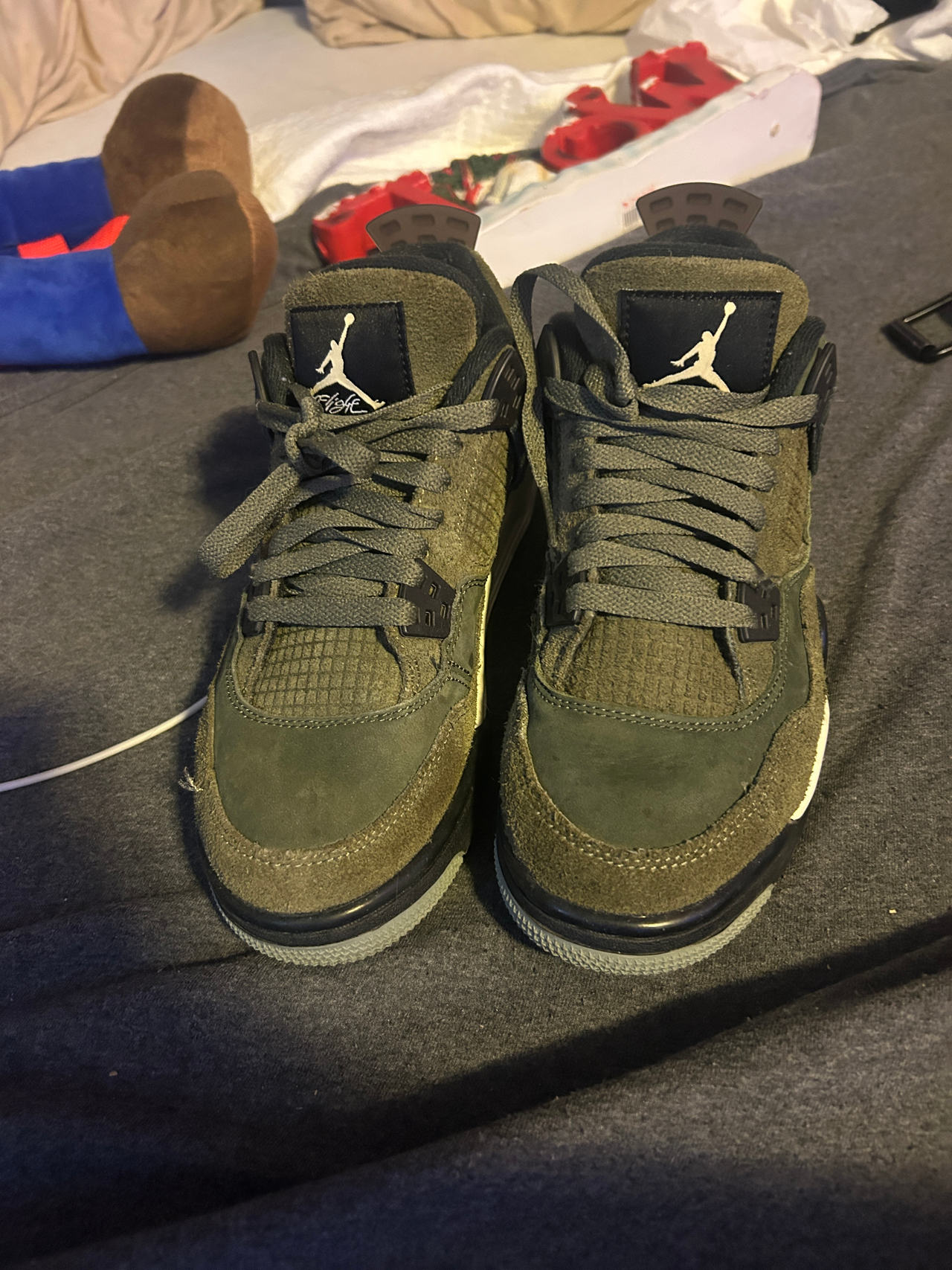 Air Jordan 4 Retro SE Craft Olive size 5.5