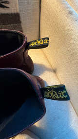 Dr. Martens Leyton Women's Burgundy Boot - Image 7