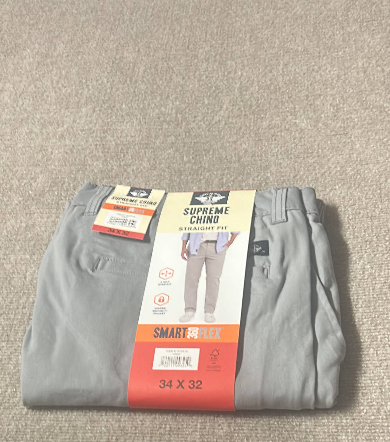 Dockers Men's Supreme Chino Straight Fit Smart 360 Flex Pants