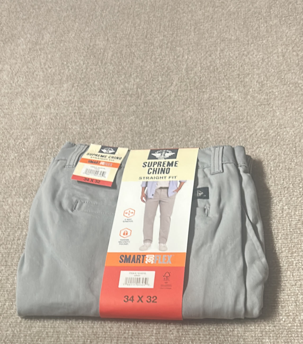 Dockers Men's Supreme Chino Straight Fit Smart 360 Flex Pants