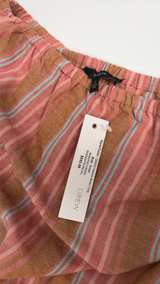 Drew Anthropologie Strapless Split Leg Striped Jumpsuit NWT size small $242 new - Image 6