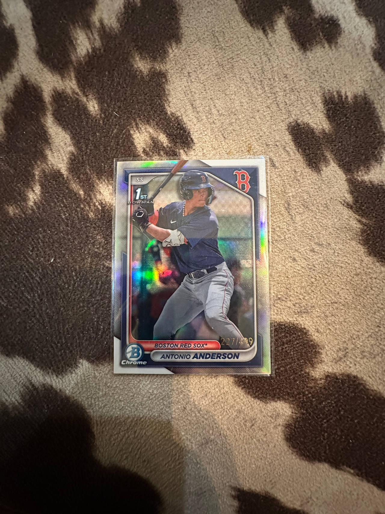 Bowman Chrome Antonio Anderson 1st Bowman Baseball Card