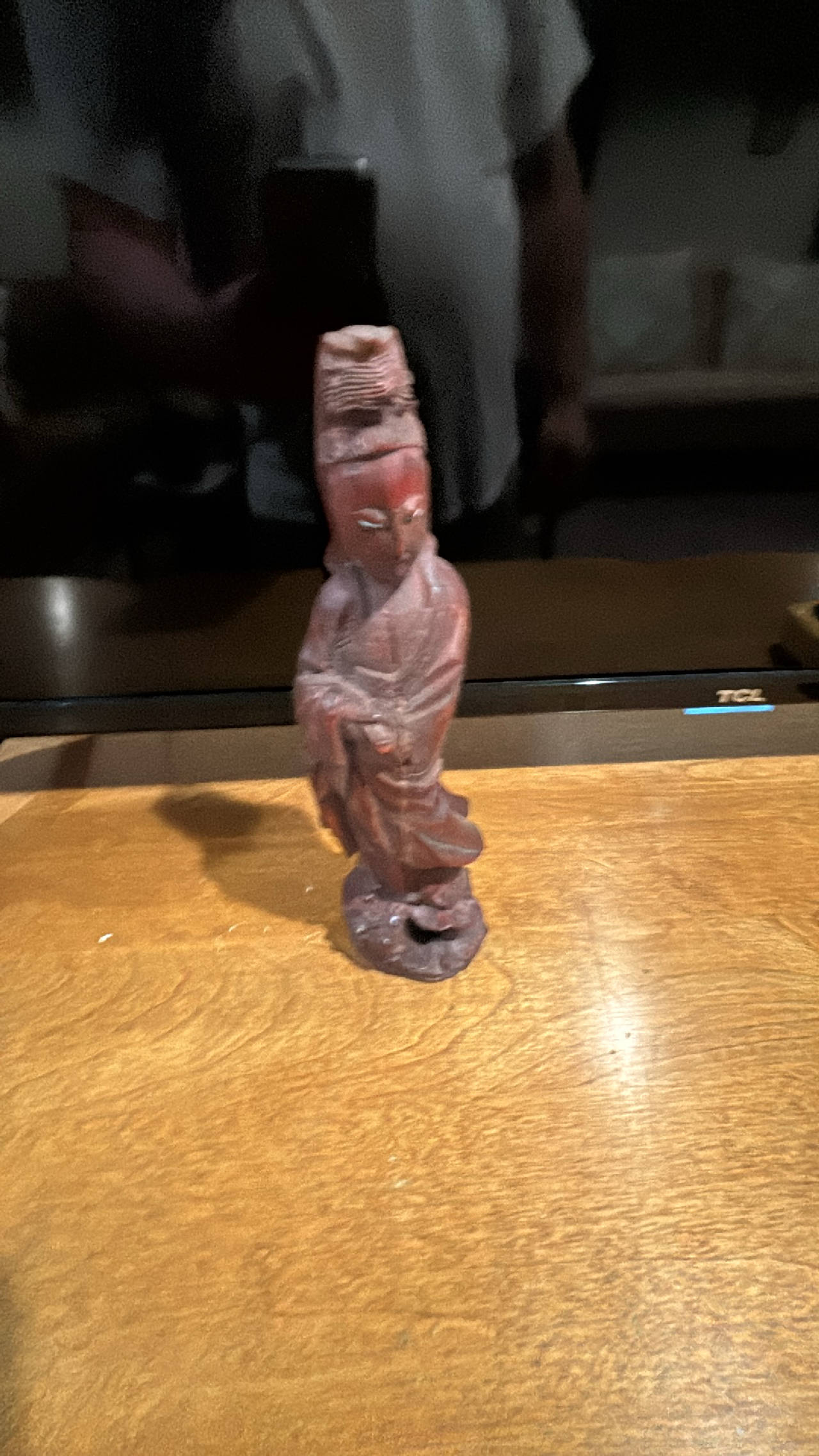 Carved Soapstone Asian Figurine