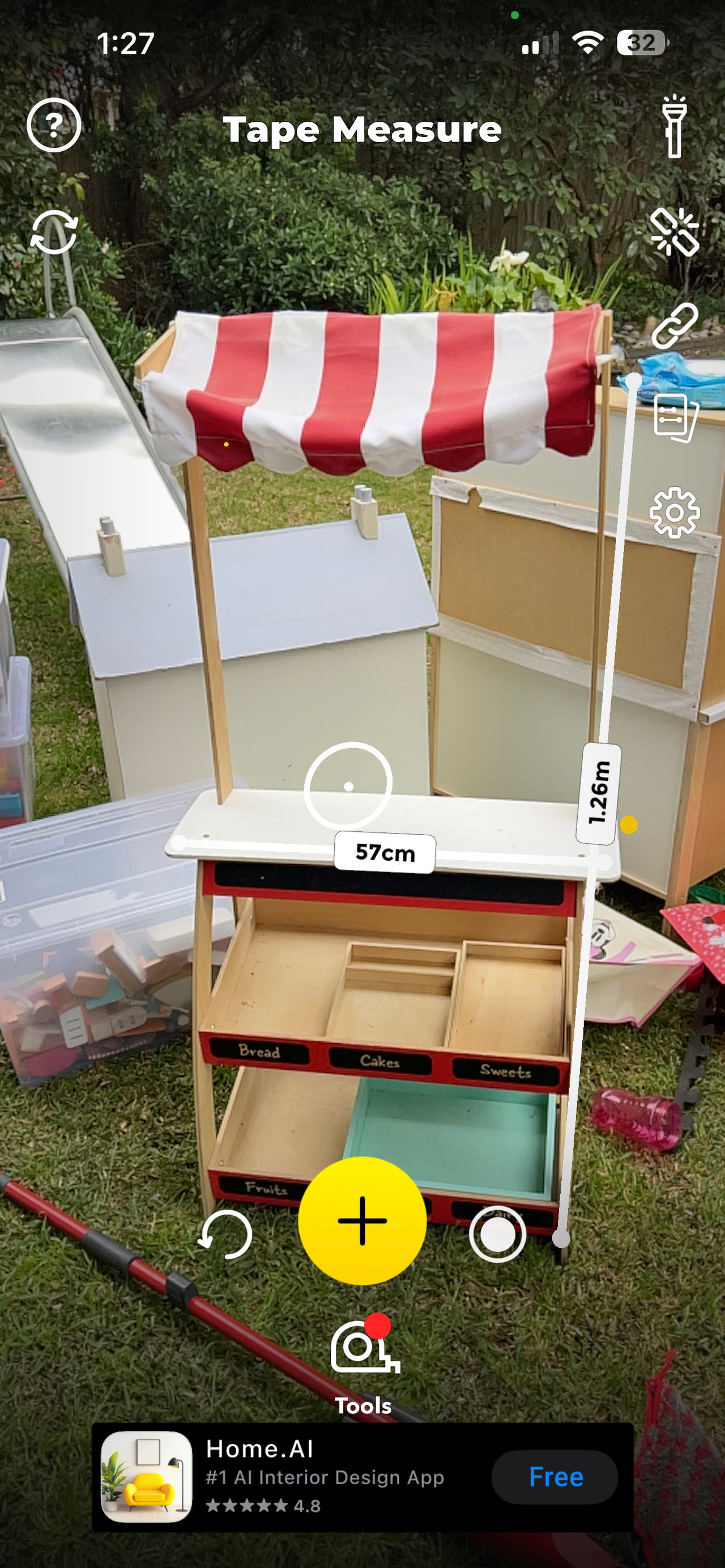 Wooden Toy Market Stall