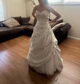 David's Bridal T9669 Sweetheart Ballgown Ivory - Image 1
