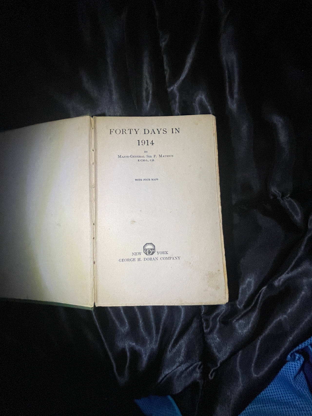 Forty Days in 1914 by Major-General Sir F. Maurice