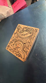 Hero Arts Paisley Wood Mounted Rubber Stamp - Image 1