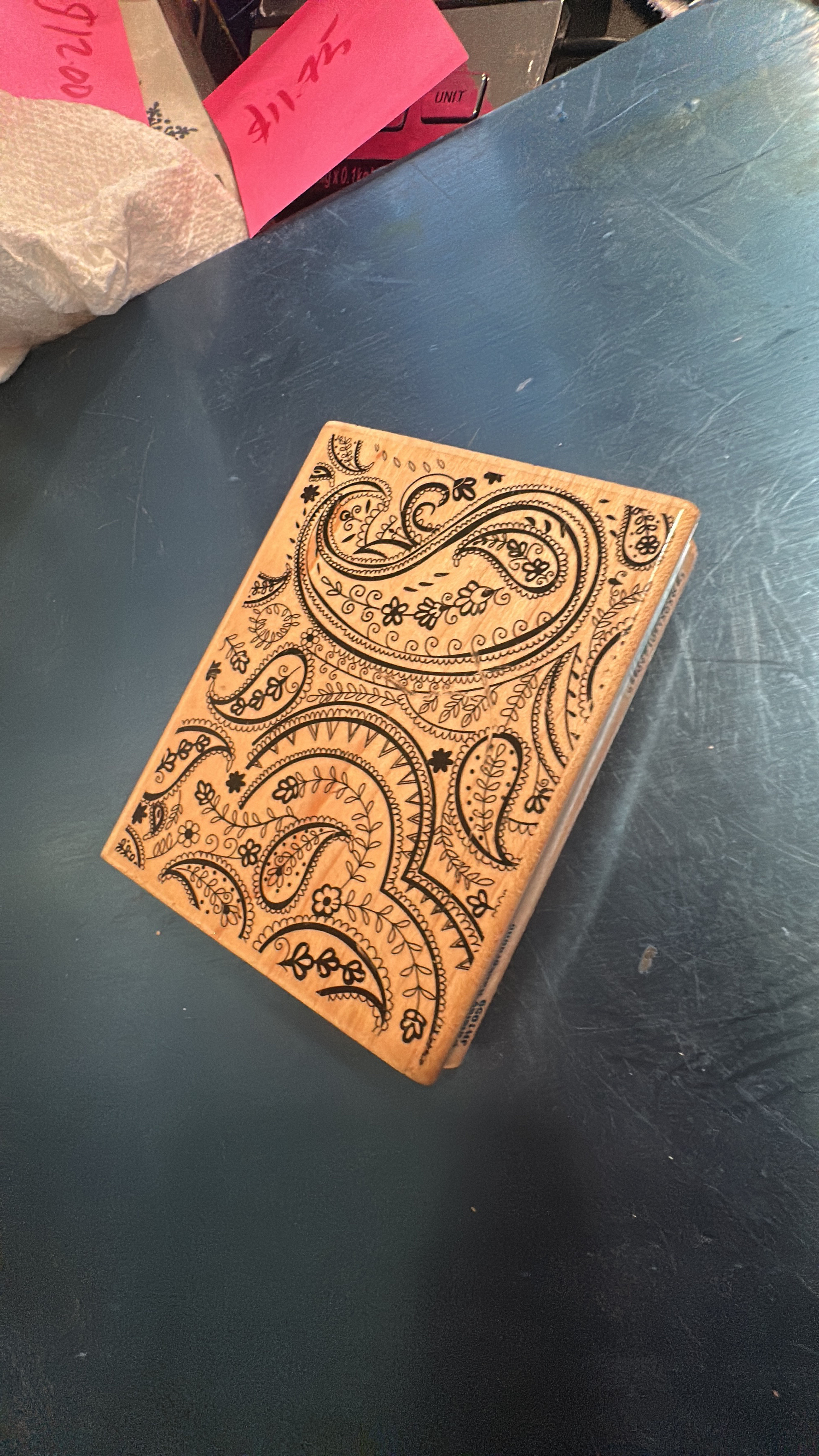 Hero Arts Paisley Wood Mounted Rubber Stamp