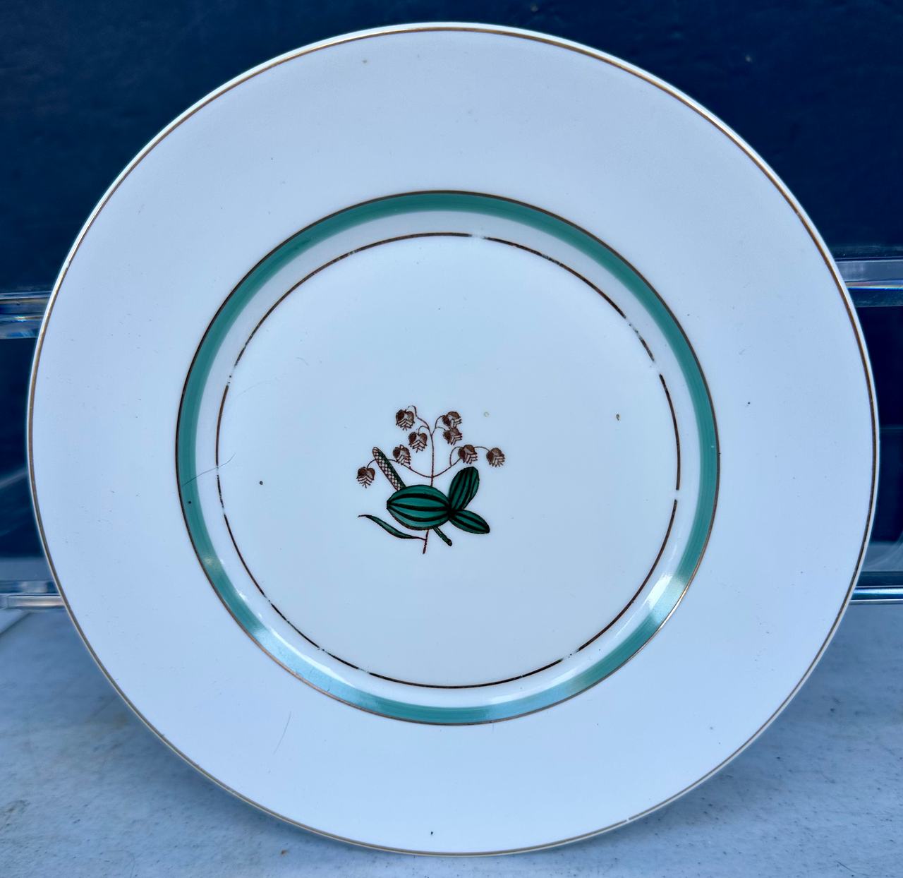 Vintage Royal Copenhagen modernist "Quaking Grass" Salad Plate