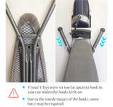 Ironing Board Hanger Wall Mount Electric Iron Holder Ironing Board Rack House - Image 6