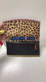 Soruka Leopard Print Calf Hair Clutch - Image 4