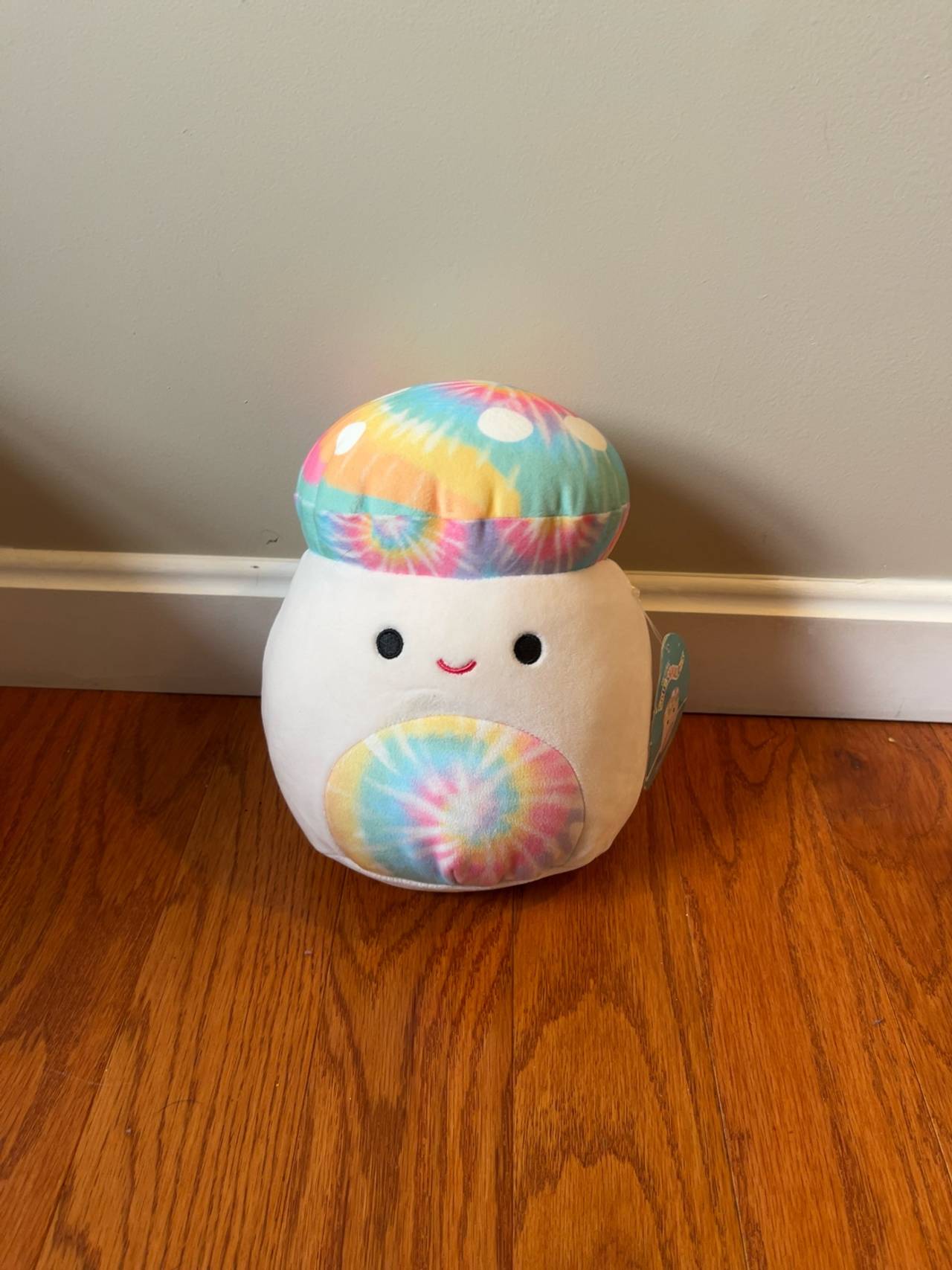 Squishmallows Kervena the Mushroom 8-Inch Tie-Dye Plush