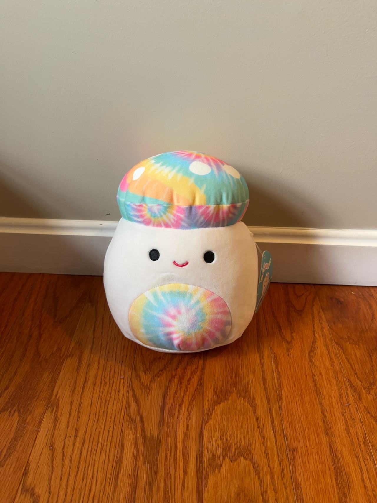 Squishmallows Kervena the Mushroom 8-Inch Tie-Dye Plush