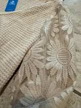 Cupshe Floral Lace Sleeve Waffle Knit Top - Image 4