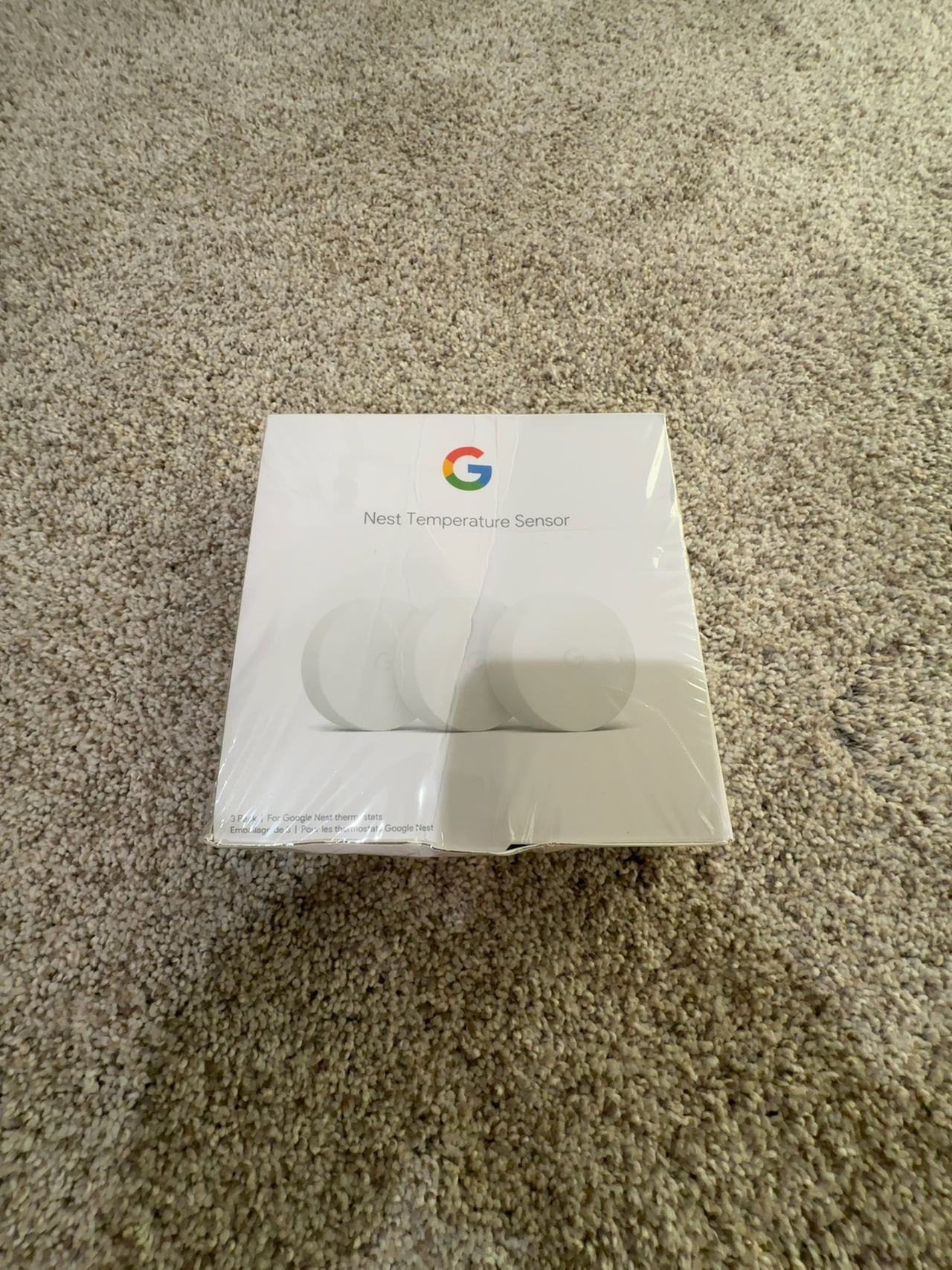Google Nest Temperature Sensor 3-Pack White