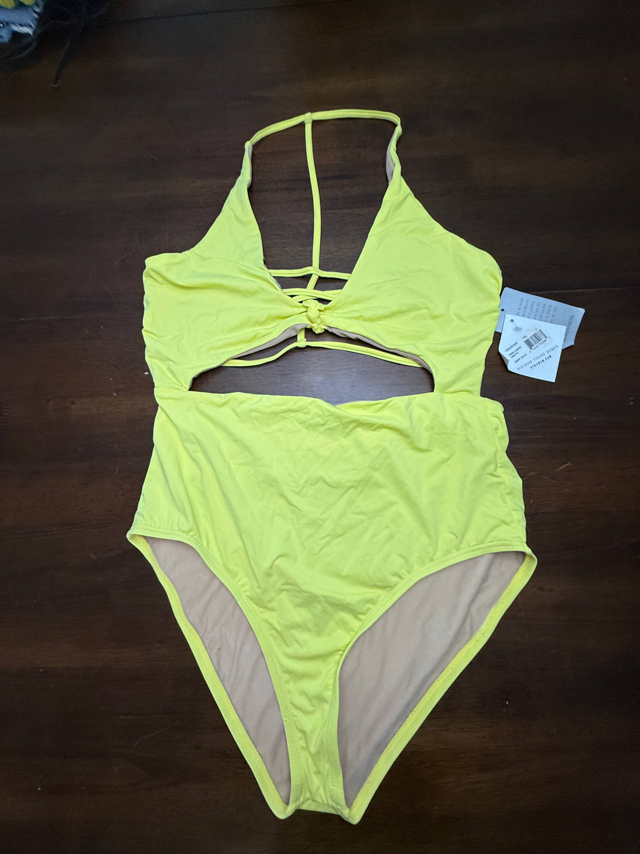 NWT VYBS Cutout One Piece Swimsuit L