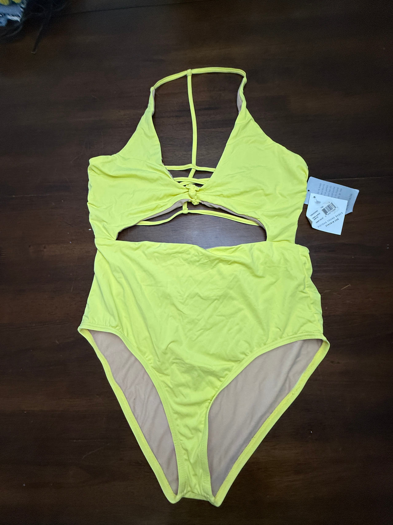 NWT VYBS Cutout One Piece Swimsuit L