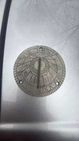 Vintage Cast Metal Garden Sundial - Image 2