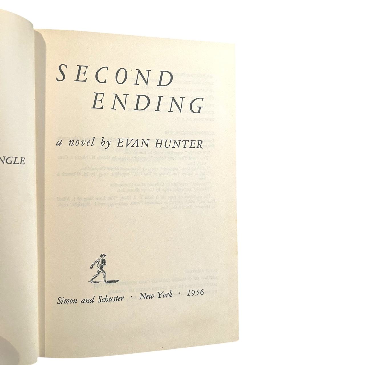 Second Ending by Evan Hunter 1956 First Edition Third Print HC
