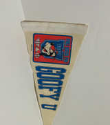 Vintage Disney Goofy U Phli Delta Phi Felt Pennant - Image 1