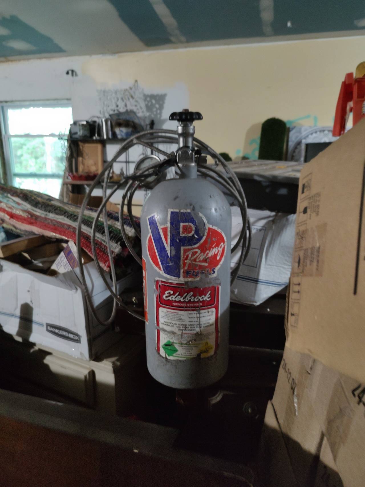 Edelbrock Nitrous Bottle 10lb Silver