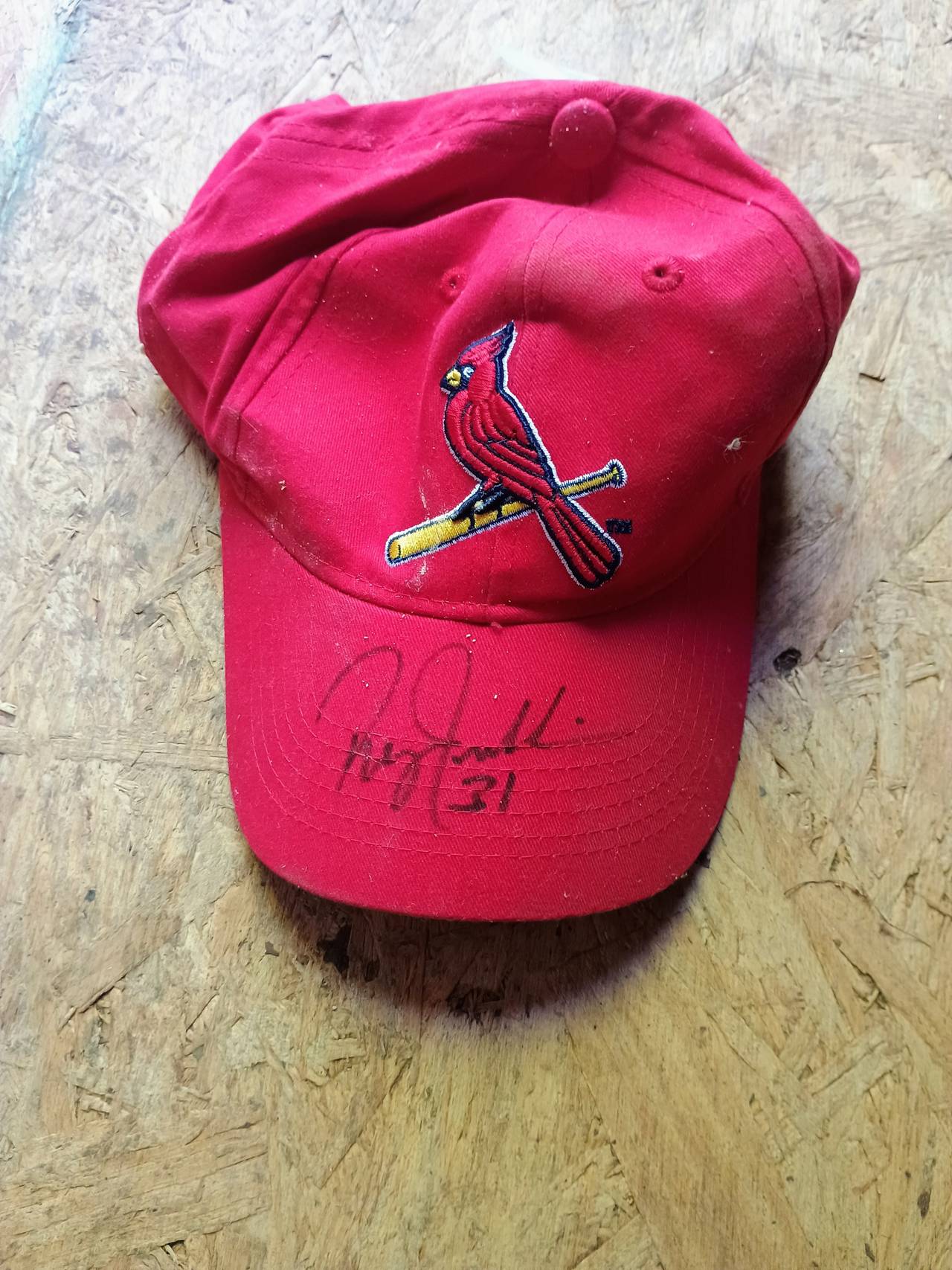 St. Louis Cardinals Autographed Baseball Cap Ryan Franklin #31
