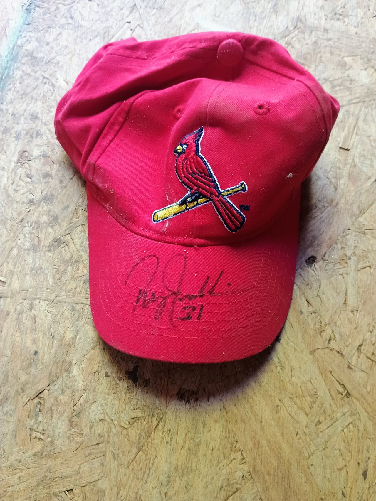 St. Louis Cardinals Autographed Baseball Cap Ryan Franklin #31