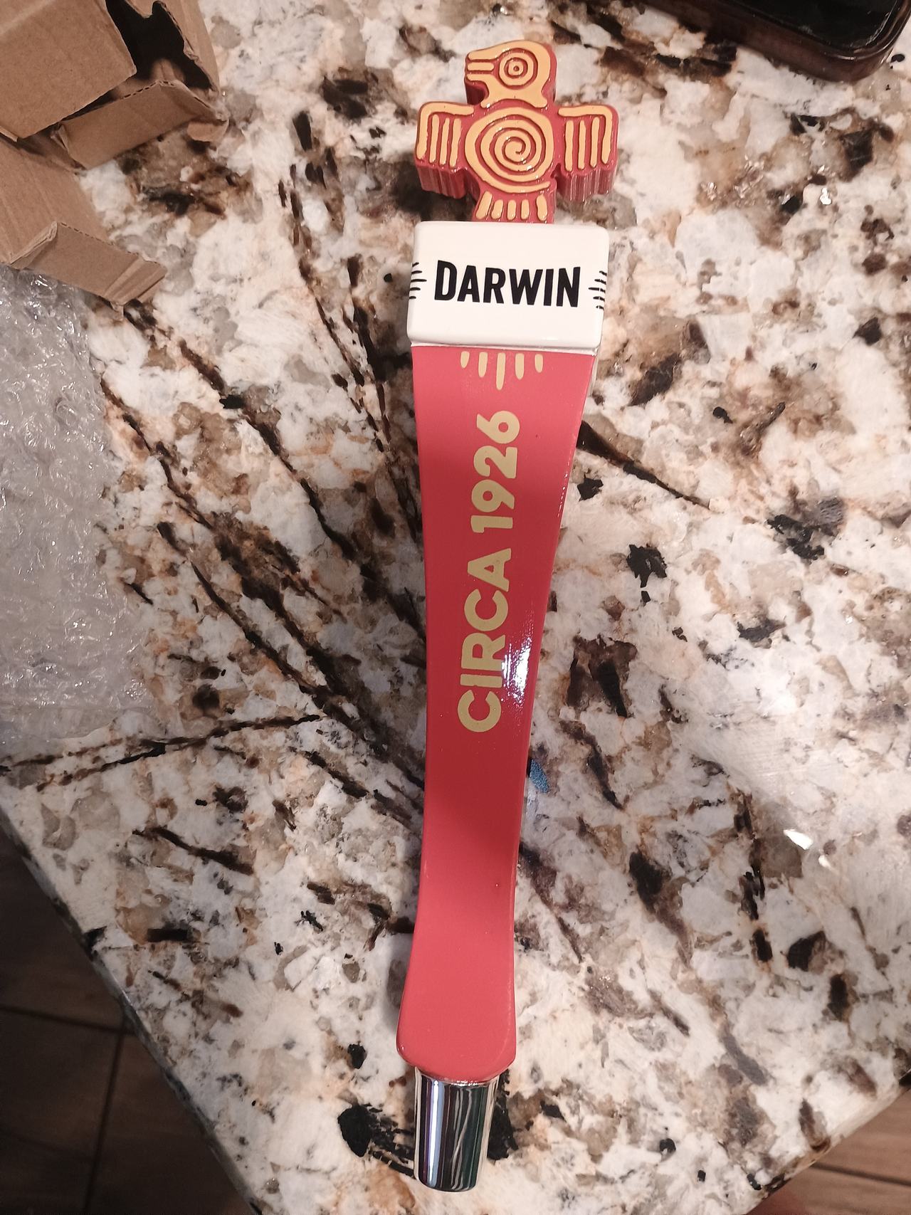 Darwin Brewing Co. Circa 1926 Beer Tap Handle